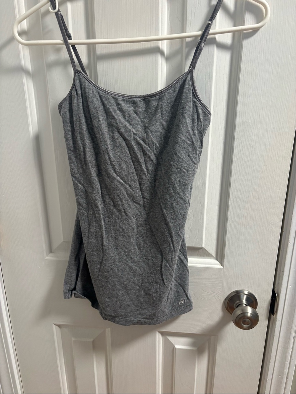 Aeropostale Gray Adjustable-Strap Camisole Medium